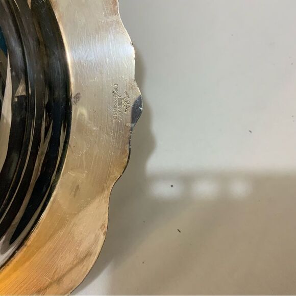 FB Rogers Co Georgetown Silverplate Plate 7.5” diameter 2” deep - Picture 6 of 8